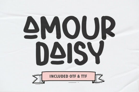 Amour Daisy: A Whimsical Display Typeface for Thoughtful Editorial Design