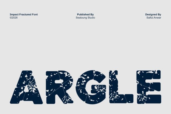 Argle: A Bold Distressed Display Font for Scroll-Stopping Campaigns