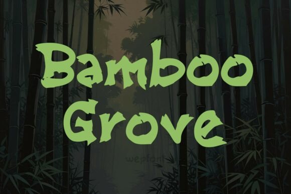 Bamboo Grove: A Display Typeface That Breathes With Your Content
