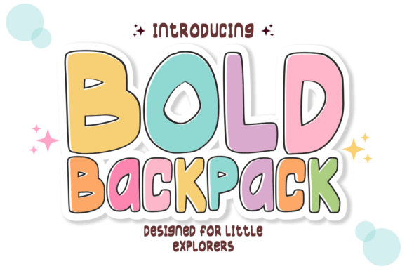 Bold Backpack Font: A Playful Yet Professional Display Typeface for Small Businesses
