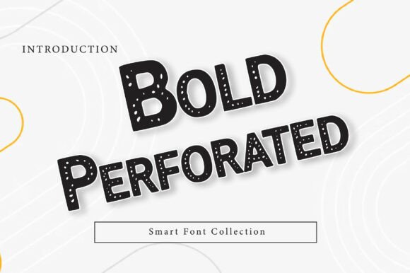Bold Perforated: A Standout Display Font for Digital Branding