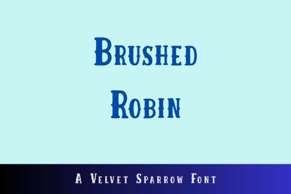 Brushed Robin: A Warm, Confident Display Font for Digital Brands