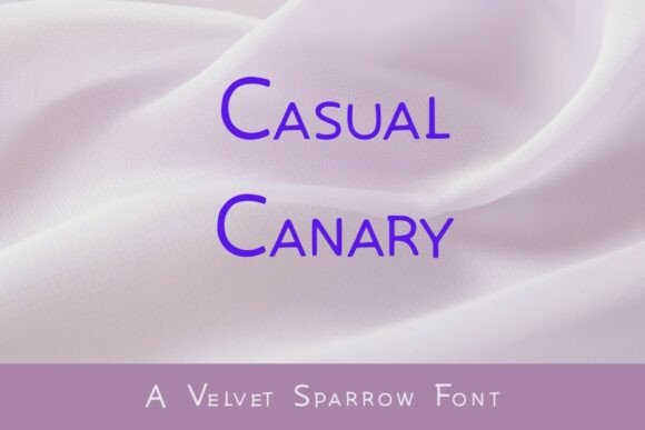 Casual Canary: A Friendly Display Font for Warm Brand Identities