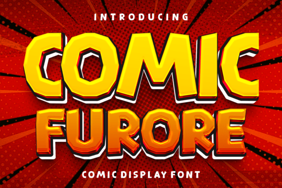 Comic Furore: A Display Font That Brings Warmth & Clarity to Small Business Branding