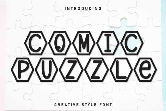 Comic Puzzle: A Playful Display Font That Builds Brand Personality