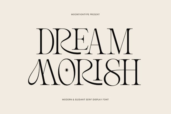 Dream Morish: A Serif Font That Feels Like Handmade Luxury