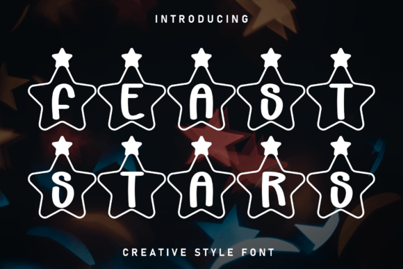 Feast Stars: A Handwritten Display Font That Delivers Charm, Not Clutter