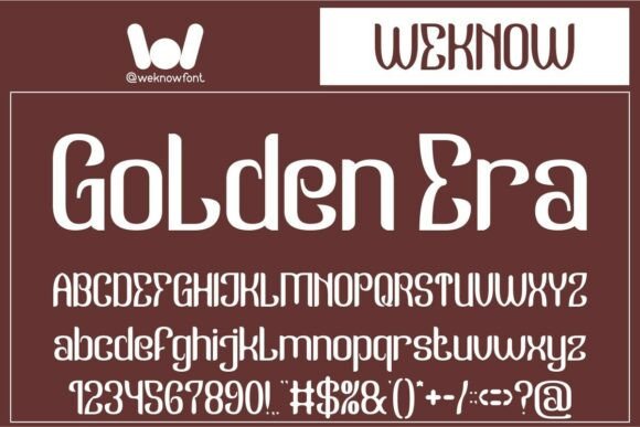 Golden Era: A Display Font That Feels Like Coming Home