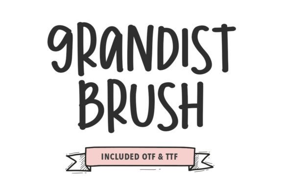 Grandest Brush: A Handwritten Display Font That Elevates Your Brand