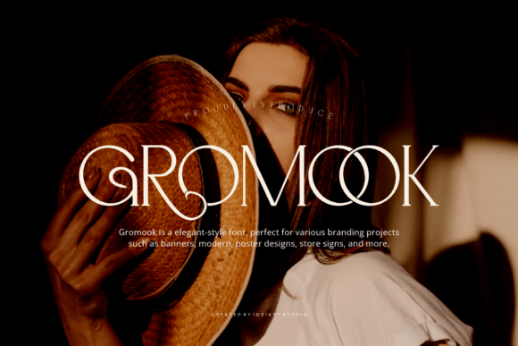 Gromook: A Modern Serif Font for Digital Branding