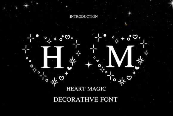 Heart Magic: A Decorative Font for Celestial Branding