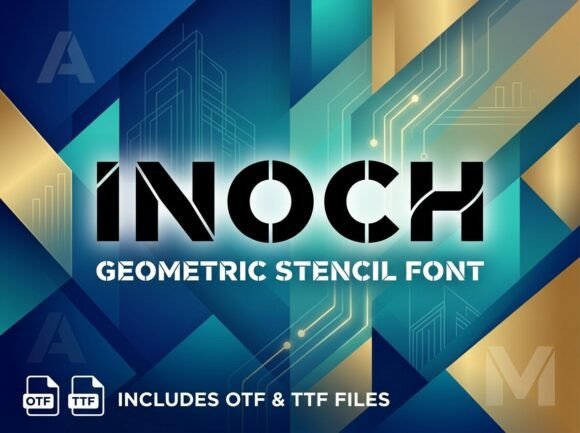 Inoch Display Font: Bold, Artistic & Made for Makers