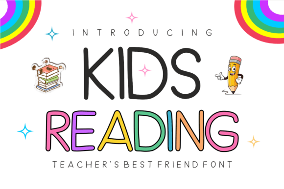 Kids Reading Font: A Playful, Clean Display Typeface for Makers
