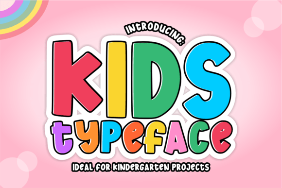 Kidstypeface: A Playful Display Typeface for Joyful Editorial Moments