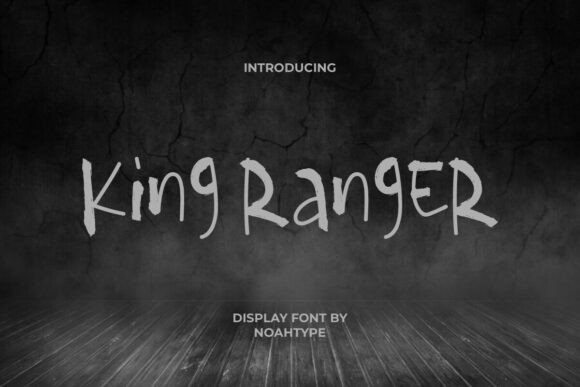 King Ranger: A Spooky Display Font That Commands Attention Online