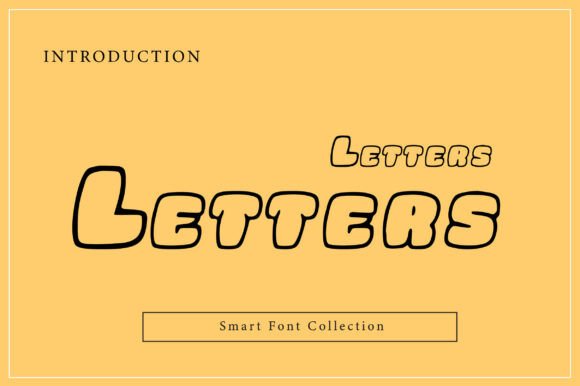Letters Font: A Playful, Airy Display Typeface for Handmade Brands