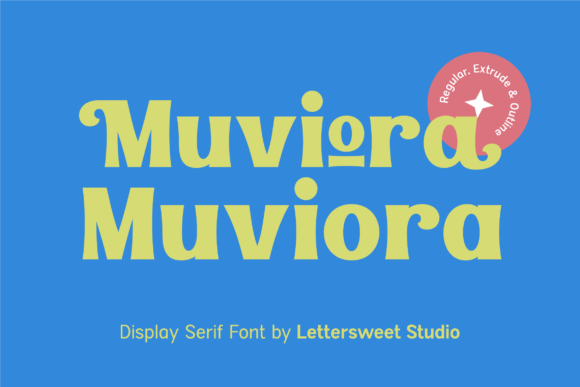 Muviora: A Playful Serif Font That Makes Handmade Goods Shine