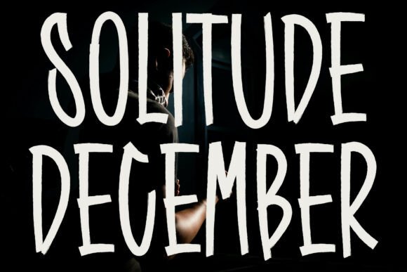 Solitude December: A Display Font That Breathes Quiet Elegance