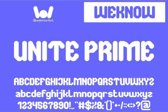 Unite Prime: A Futuristic Display Font That Anchors Brand Identity