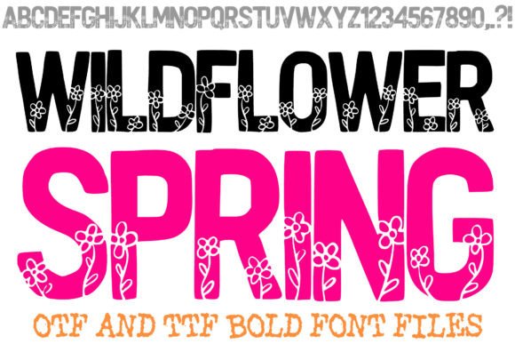Wildflower Spring: A Bold Decorative Font That Earns Its Place